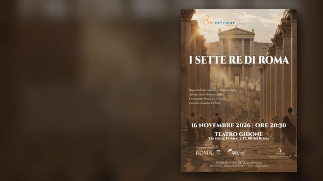 Locandina dello spettacolo I 7 Re di Roma